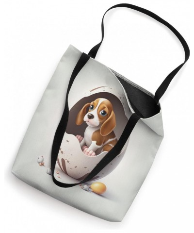 Funny dog in the egg Design dog owner Humor Sarcastic puppie Tote Bag $9.92 Totes