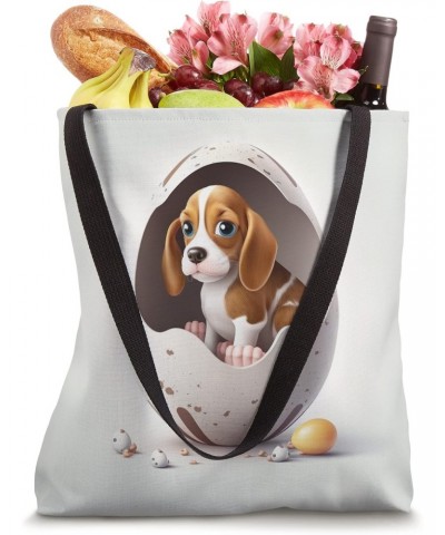 Funny dog in the egg Design dog owner Humor Sarcastic puppie Tote Bag $9.92 Totes