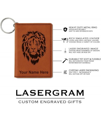 ID Holder Wallet, Podiatry, Personalized Engraving Included (Teal) Dark Brown $14.55 Wallets