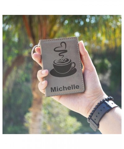 ID Holder Wallet, Podiatry, Personalized Engraving Included (Teal) Dark Brown $14.55 Wallets