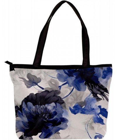 The Tote Bag For Women,Purses For Women,Handbags For Women,Abstract Blue Seaweed Camouflage Handbags $14.02 Totes