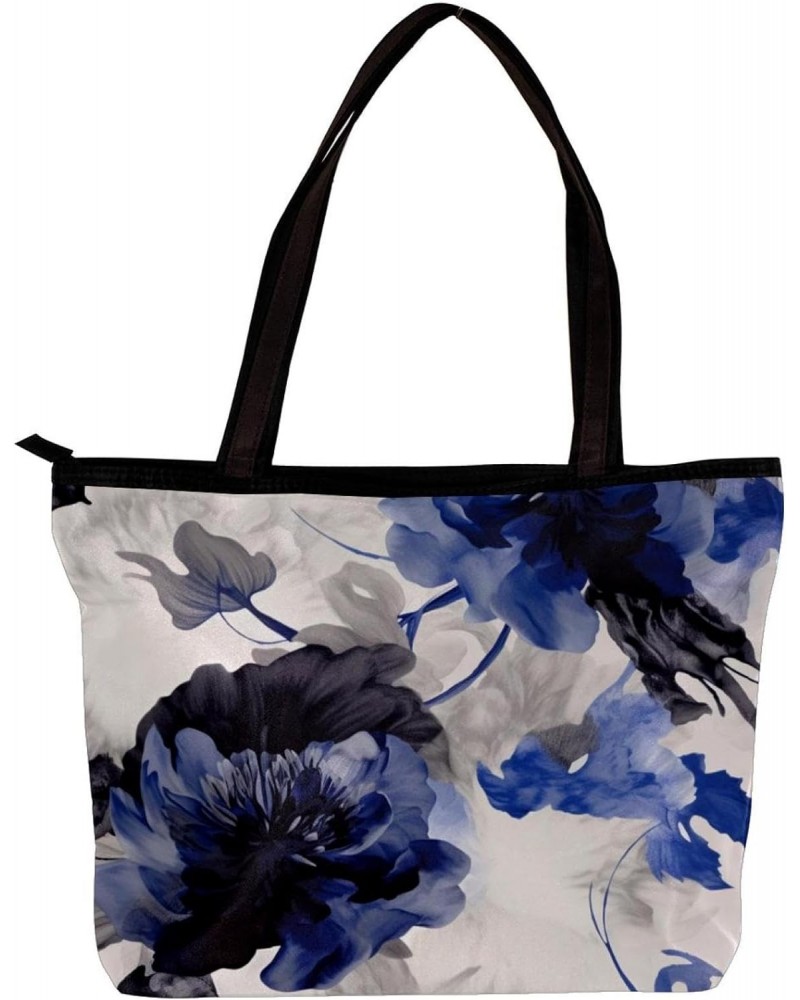 The Tote Bag For Women,Purses For Women,Handbags For Women,Abstract Blue Seaweed Camouflage Handbags $14.02 Totes