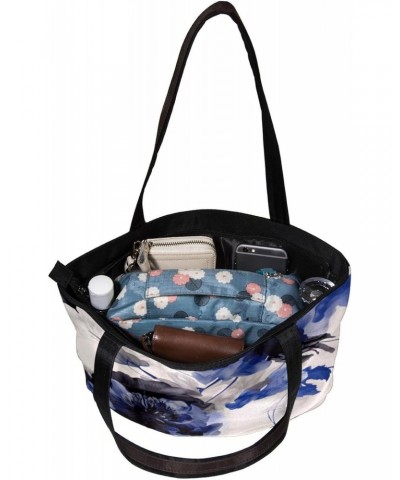 The Tote Bag For Women,Purses For Women,Handbags For Women,Abstract Blue Seaweed Camouflage Handbags $14.02 Totes