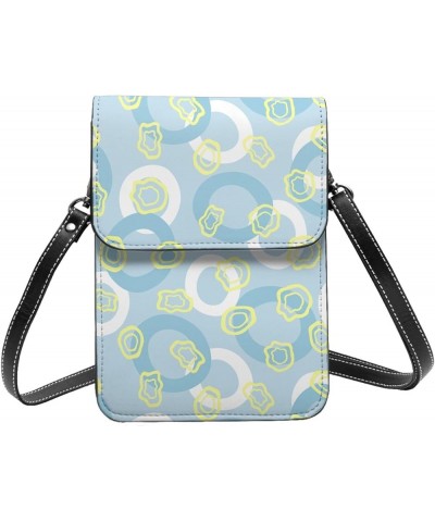 Womens Crossbody Bags Little Daisy Phone Bag Wallet Purses Adjustable Strap Colored Circle Pattern (4) $14.74 Crossbody Bags