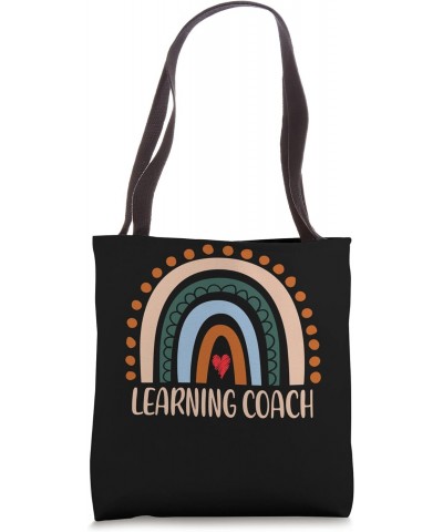 Learning Coach Rainbow Appreciation Day Hello Back To School Tote Bag $17.39 Totes