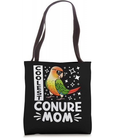 Coolest Conure Parrot Mom I Green Cheek Pineapple Conure Tote Bag $15.94 Totes