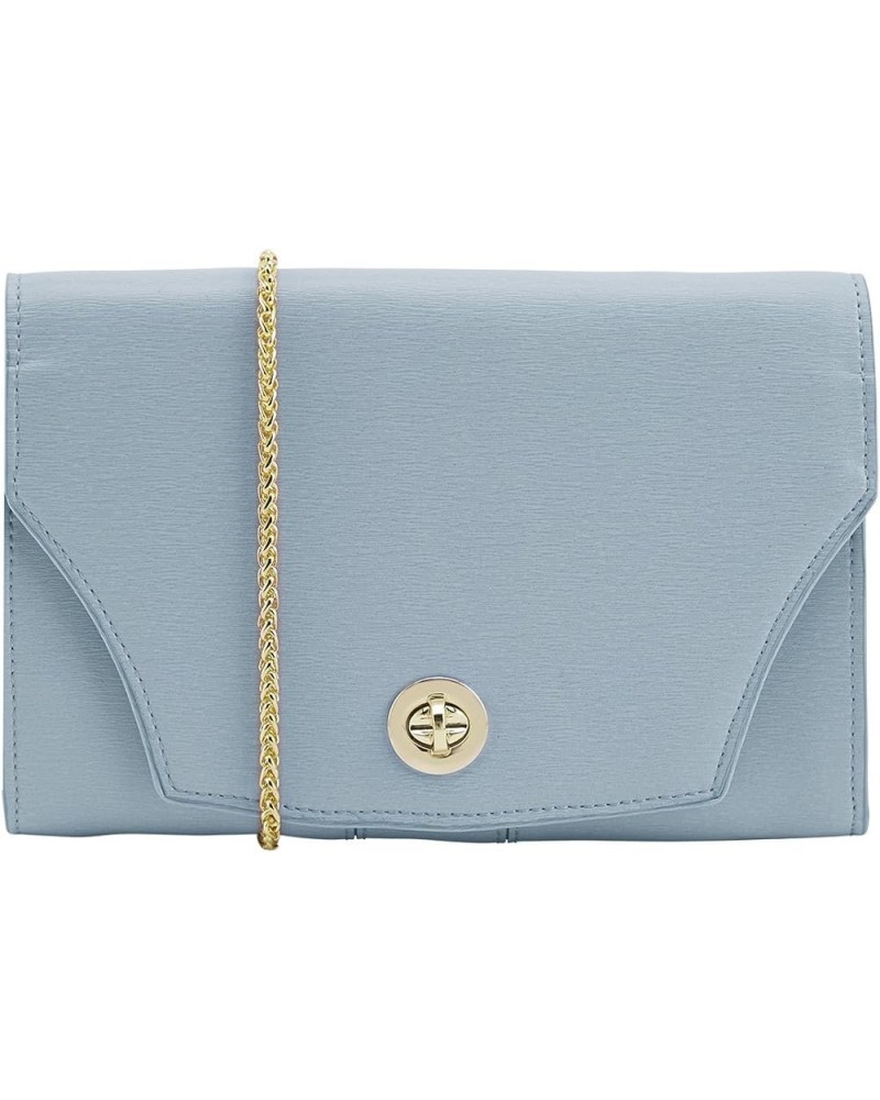 Women's Madison Portable Pocket Large Light Blue $72.66 Clutches