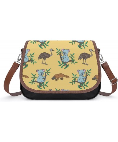 Tropical Green Women Crossbody Clutch Purse Handbag Shoulder Bags Style-4 $20.14 Shoulder Bags