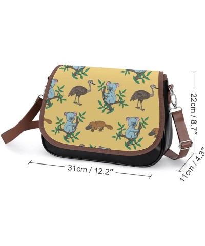 Tropical Green Women Crossbody Clutch Purse Handbag Shoulder Bags Style-4 $20.14 Shoulder Bags