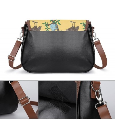 Tropical Green Women Crossbody Clutch Purse Handbag Shoulder Bags Style-4 $20.14 Shoulder Bags