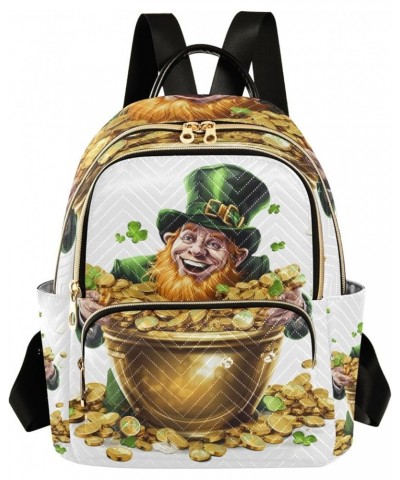 Small Backpack Purse for Women, St-patrick's Day Coins Travel Bag Casual Daypack Shoulder Bag Medium $16.20 Backpacks