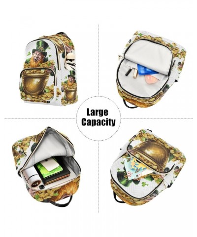 Small Backpack Purse for Women, St-patrick's Day Coins Travel Bag Casual Daypack Shoulder Bag Medium $16.20 Backpacks