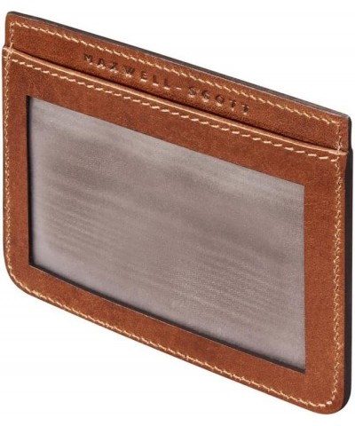 Luxury Leather Card Holder | The Lorento | Handcrafted In Italy | Dark Chocolate Brown Chestnut Tan $47.95 Wallets