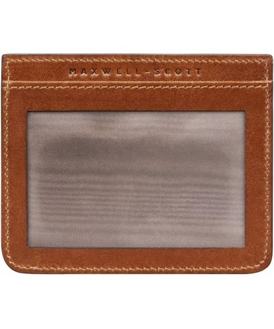 Luxury Leather Card Holder | The Lorento | Handcrafted In Italy | Dark Chocolate Brown Chestnut Tan $47.95 Wallets