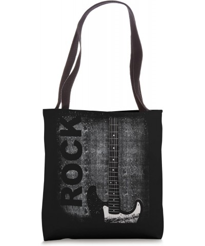 Rock Band Men Women Guitar Players Distressed Design Tote Bag $12.74 Totes