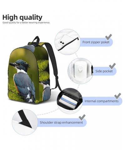 Cute Bird Print Casual Double Shoulder Daypack,Anti-Theft Travel Canvas Backpack For Men And Women Black Medium $26.41 Backpacks