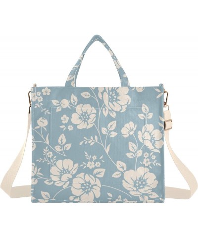 Vintage Flowers and Branches Women's Tote Handbags Top Handle Satchel Shoulder Bag Crossbody Bag for Office Travel S $18.80 T...