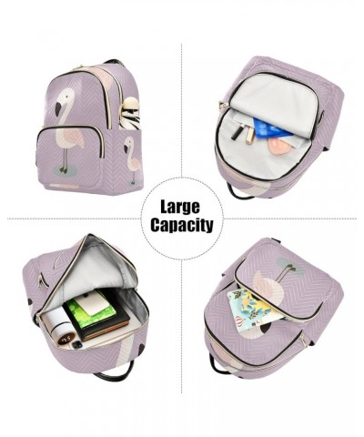 Small Backpack Purse for Women, Cute Flamingo Travel Bag Casual Daypack Shoulder Bag Small $16.92 Backpacks