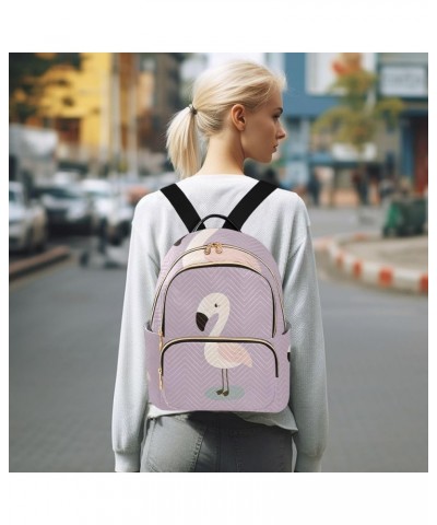 Small Backpack Purse for Women, Cute Flamingo Travel Bag Casual Daypack Shoulder Bag Small $16.92 Backpacks