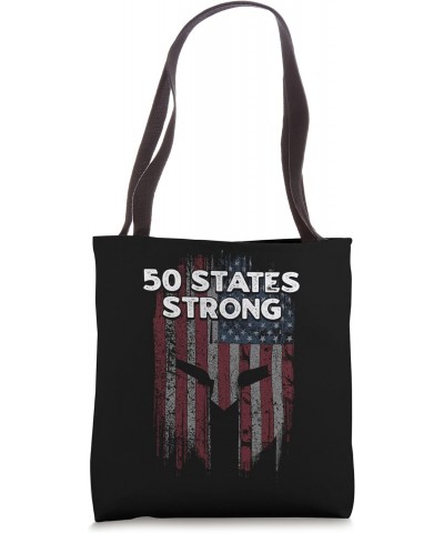 50 States Strong Patriotic American Patriotism USA Tote Bag $16.20 Totes