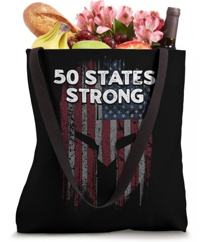 50 States Strong Patriotic American Patriotism USA Tote Bag $16.20 Totes