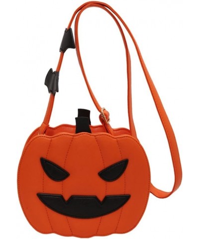 Spooky Pumpkin Purse - Halloween Crossbody Bag for Women, Stylish and Fun Halloween Accessories Orange Angry $11.00 Crossbody...