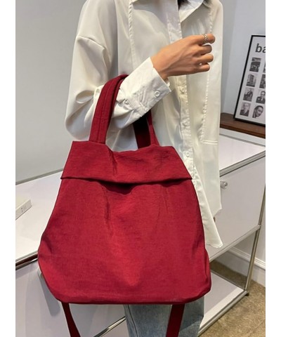 Tote Bag Women Men Dumpling Sling Crossbody Bag Nylon Crescent Bag Hobo Shoulder Handbag for Sport Gym Travel Winered $26.49 ...