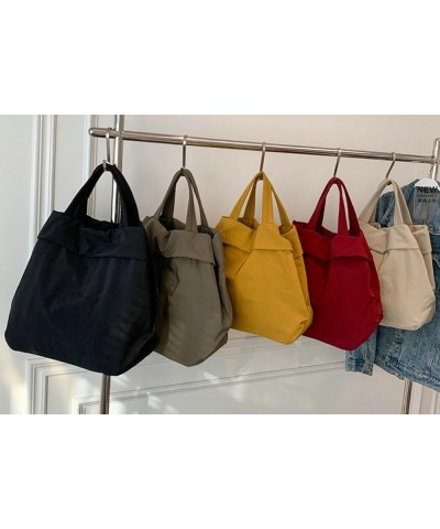 Tote Bag Women Men Dumpling Sling Crossbody Bag Nylon Crescent Bag Hobo Shoulder Handbag for Sport Gym Travel Winered $26.49 ...