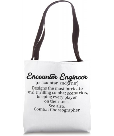 Encounter Engineer - Designs the most intricate and Tote Bag $12.01 Totes