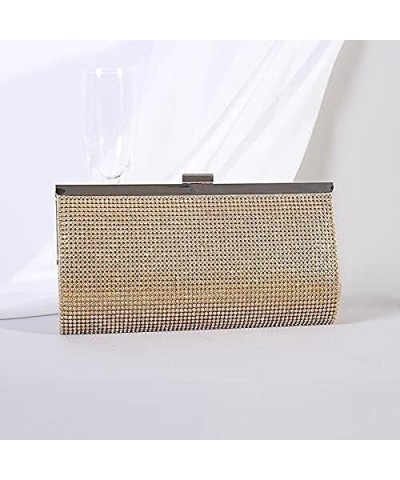 Evening Bag Both Side Sparkly Bag， Ladies Clutch Bag Rhinestone Evening Bag Party Chain Bag (Color : Silver) Gold $20.25 Even...