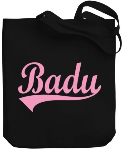 Badu Baseball Style Canvas Tote Bag 10.5" x 16" x 4 $17.20 Totes