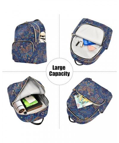 Small Backpack for Women Travel Bag Vintage Floral Butterflies Daypack Purse Fashion Shoulder Bag Rucksack Small B230 $12.74 ...