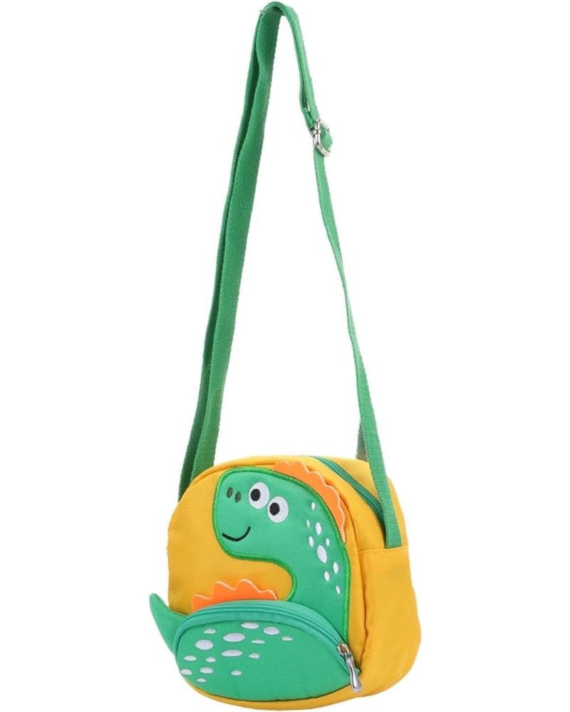 2 Pcs Dinosaur Messenger Bag Storage Bags Child Metal Toddler Yellowx2pcs $9.39 Others