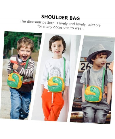 2 Pcs Dinosaur Messenger Bag Storage Bags Child Metal Toddler Yellowx2pcs $9.39 Others