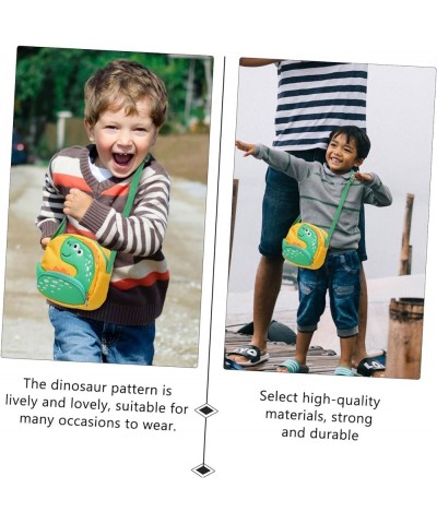 2 Pcs Dinosaur Messenger Bag Storage Bags Child Metal Toddler Yellowx2pcs $9.39 Others