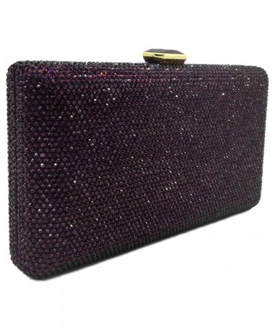 Elegant Women Box Clutch Crystal Evening Bags Wedding Handbags Bridal Purse $30.78 Evening Bags