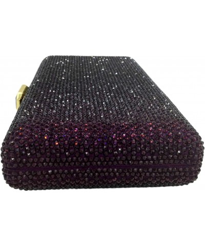 Elegant Women Box Clutch Crystal Evening Bags Wedding Handbags Bridal Purse $30.78 Evening Bags