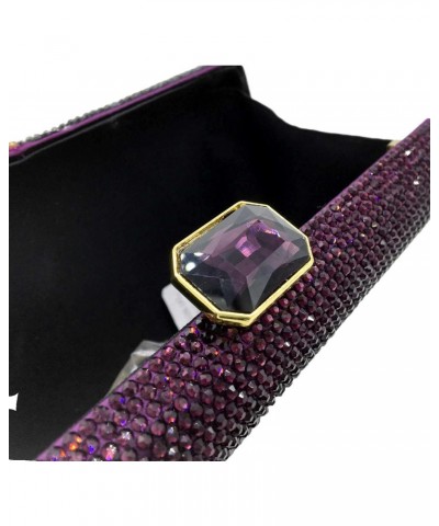 Elegant Women Box Clutch Crystal Evening Bags Wedding Handbags Bridal Purse $30.78 Evening Bags