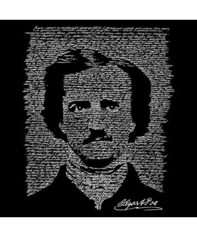 Word Art Large Tote Bag - Edgar Allen Poe - The Raven Black Red $9.68 Totes