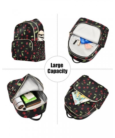 Women Backpack Cherry Yummy Cute Anti-Theft Travel Backpack with Luggage Belt Lightweight Handbag Lady Purse Roomy Double Zip...