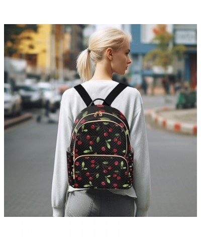 Women Backpack Cherry Yummy Cute Anti-Theft Travel Backpack with Luggage Belt Lightweight Handbag Lady Purse Roomy Double Zip...