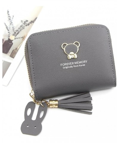 Women Fashion Cartoon Artificial Leather Zipper Underarm Bag Phone Bag Envelope Bag Purse Clutch Bag Steel Wallet Grey $5.16 ...