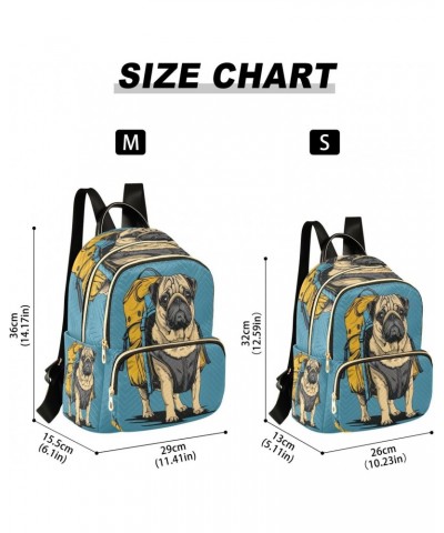 3d Bulldog Blue Women Backpack Purse Ladies Fashion Shoulder Bag Daypack Travel Bag 10L $16.80 Backpacks