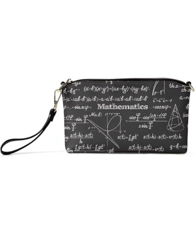 Small Crossbody Bag with Coin Purse Clutch Handbag for Women Ladies Math $18.01 Clutches