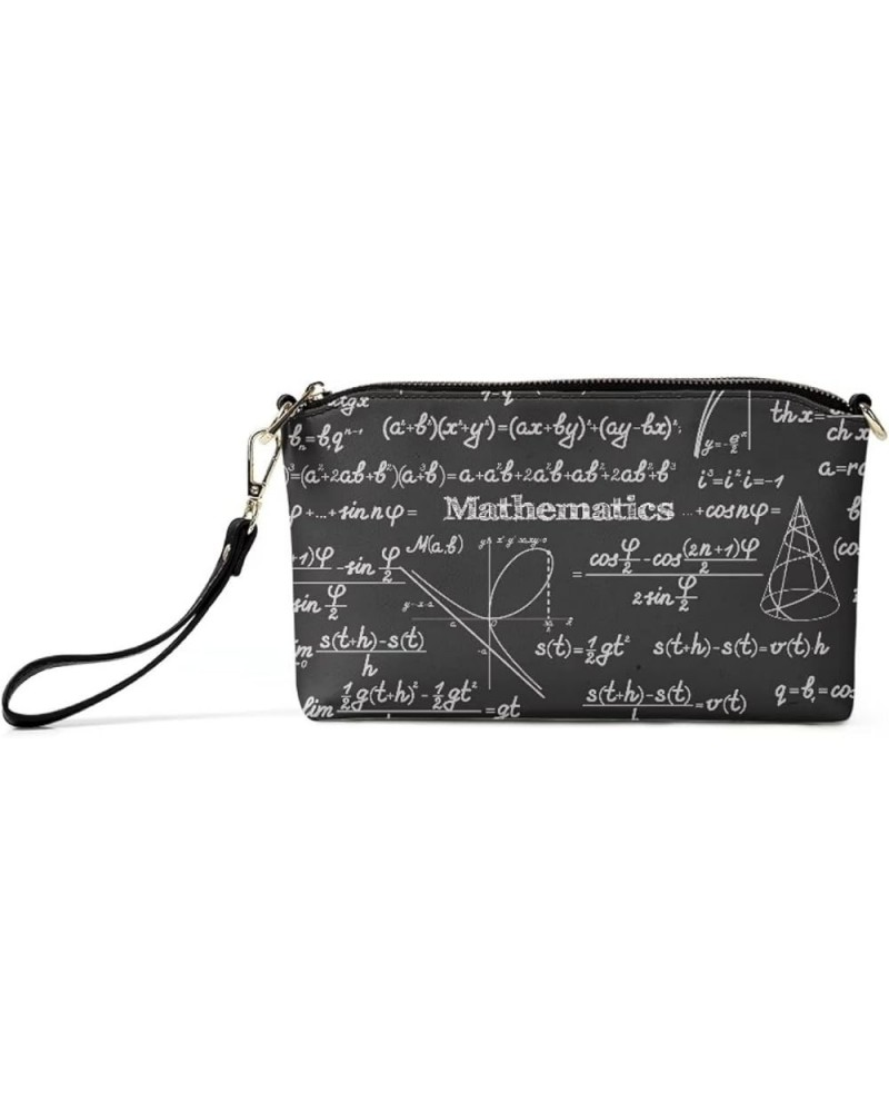 Small Crossbody Bag with Coin Purse Clutch Handbag for Women Ladies Math $18.01 Clutches