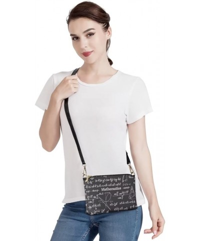 Small Crossbody Bag with Coin Purse Clutch Handbag for Women Ladies Math $18.01 Clutches