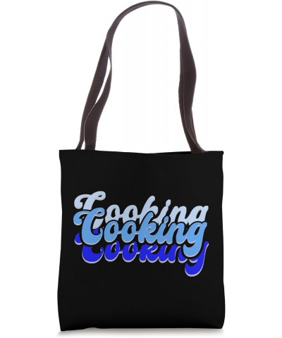 Blue Cooking Blue Color Graphic Tote Bag $15.29 Totes