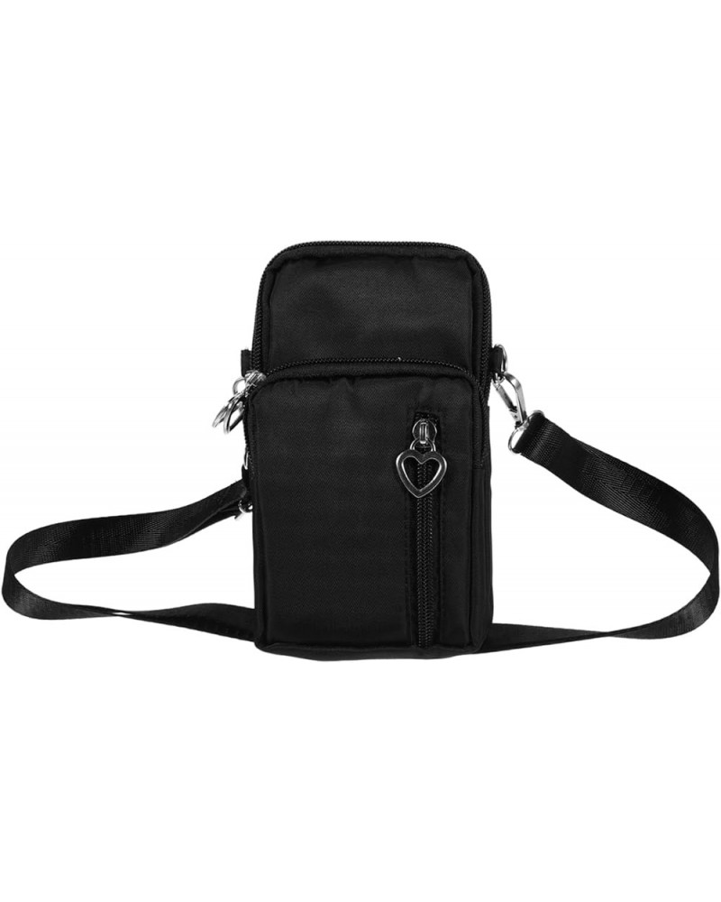 2pcs Running Bag Womens Crossbody Purse Cell Phone Wallet Mini Crossbody Bags Crossbody Bags for Neck Blackx2pcs $8.39 Crossb...