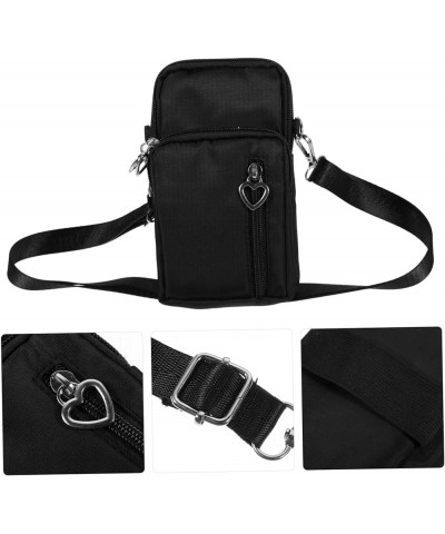 2pcs Running Bag Womens Crossbody Purse Cell Phone Wallet Mini Crossbody Bags Crossbody Bags for Neck Blackx2pcs $8.39 Crossb...