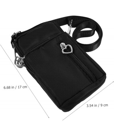 2pcs Running Bag Womens Crossbody Purse Cell Phone Wallet Mini Crossbody Bags Crossbody Bags for Neck Blackx2pcs $8.39 Crossb...